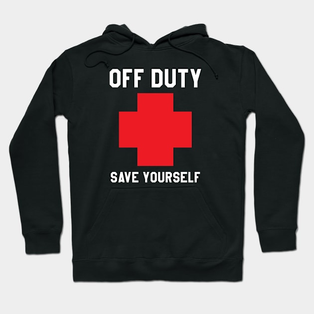 Lifeguard - Off duty save yourself Hoodie by KC Happy Shop